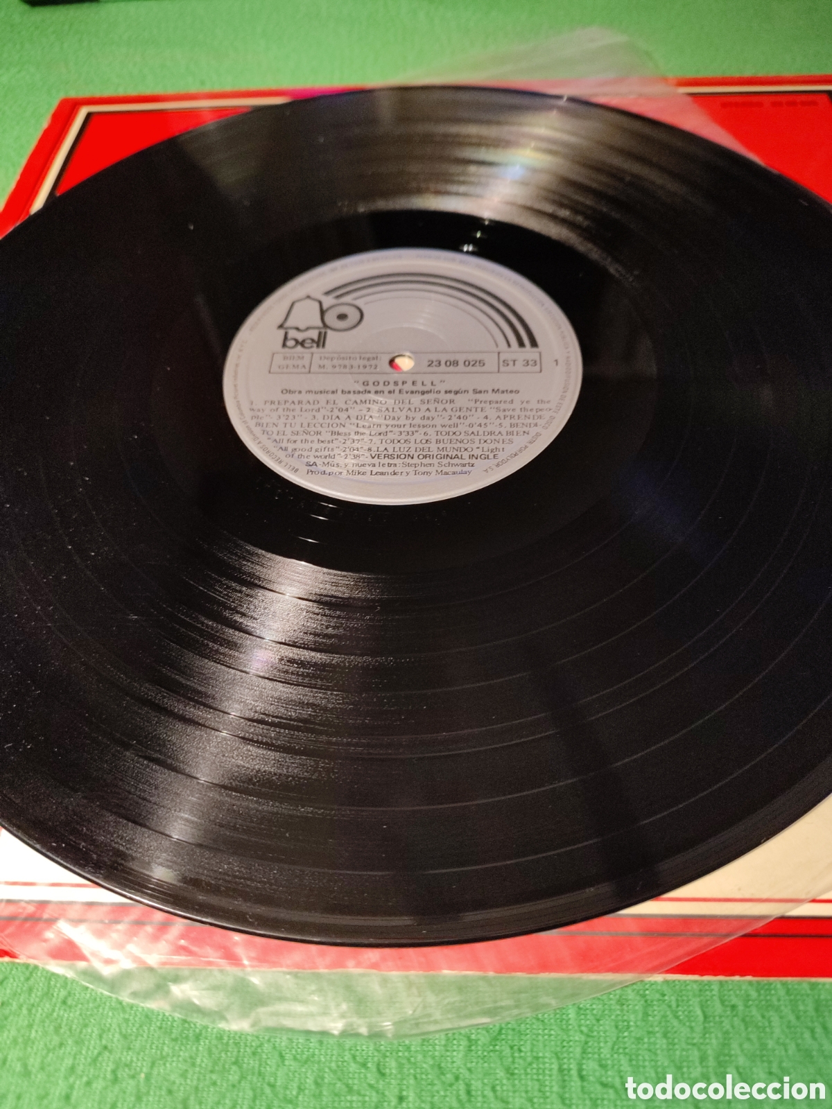 Discos de vinilo: Godspell - Versi&oacute;n original inglesa vinilo Lp - Foto 3