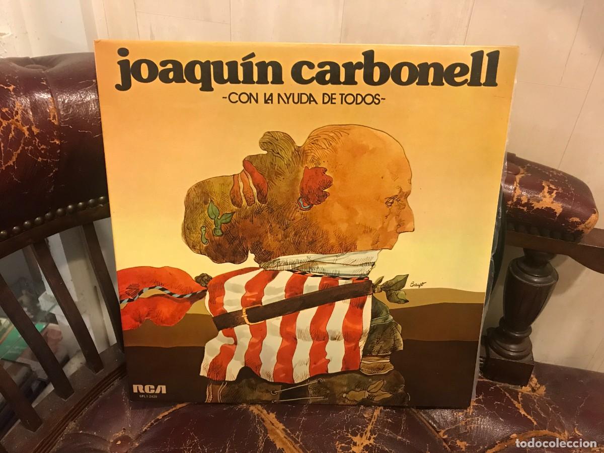 Discos de vinilo: LP. JOAQU&Iacute;N CARBONELL. CON LA AYUDA DE TODOS. 1976 - Foto 1
