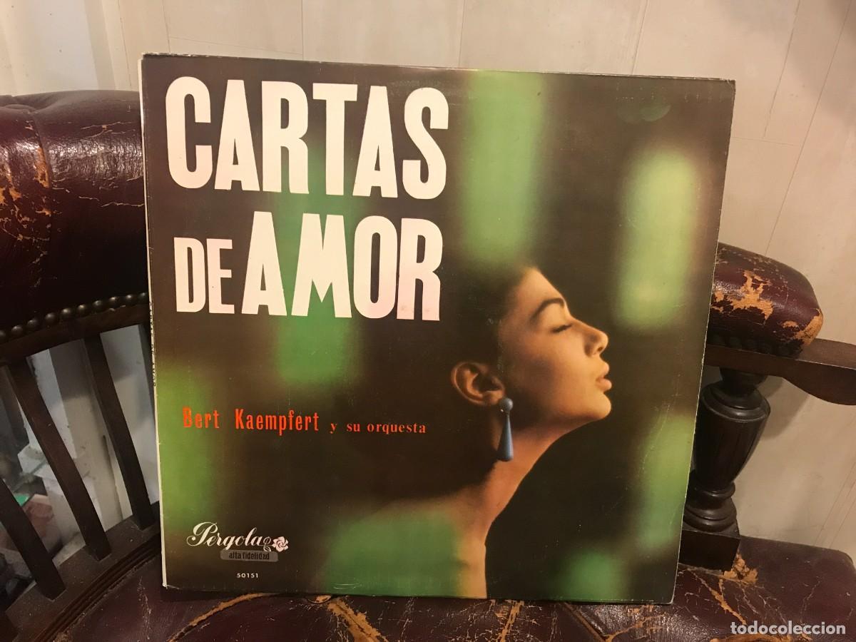 Discos de vinilo: LP. BERT KAEMPFERT Y SU ORQUESTA. CARTAS DE AMOR. 1968 - Foto 1