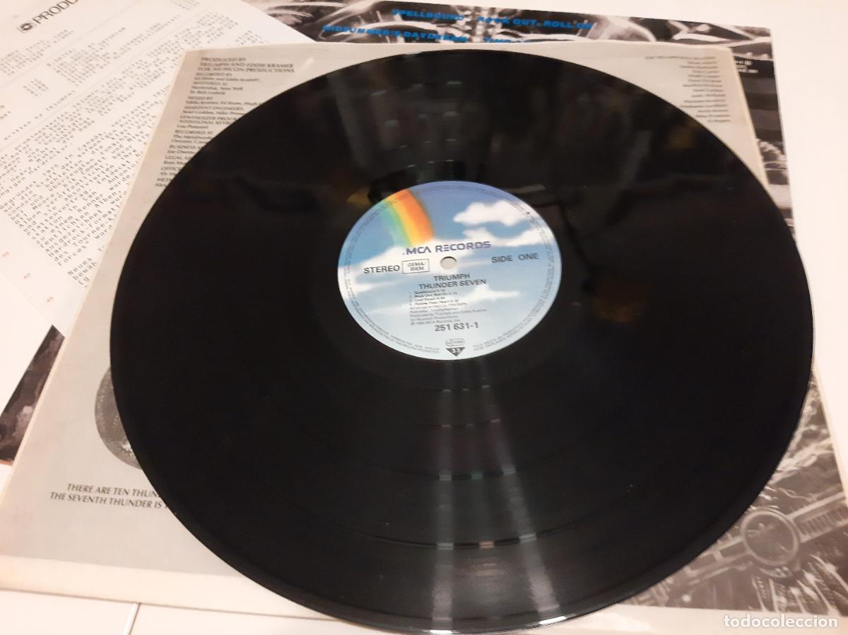 Discos de vinilo: TRIUMPH -THUNDER SEVEN- (1985) LP DISCO VINILO - Foto 4