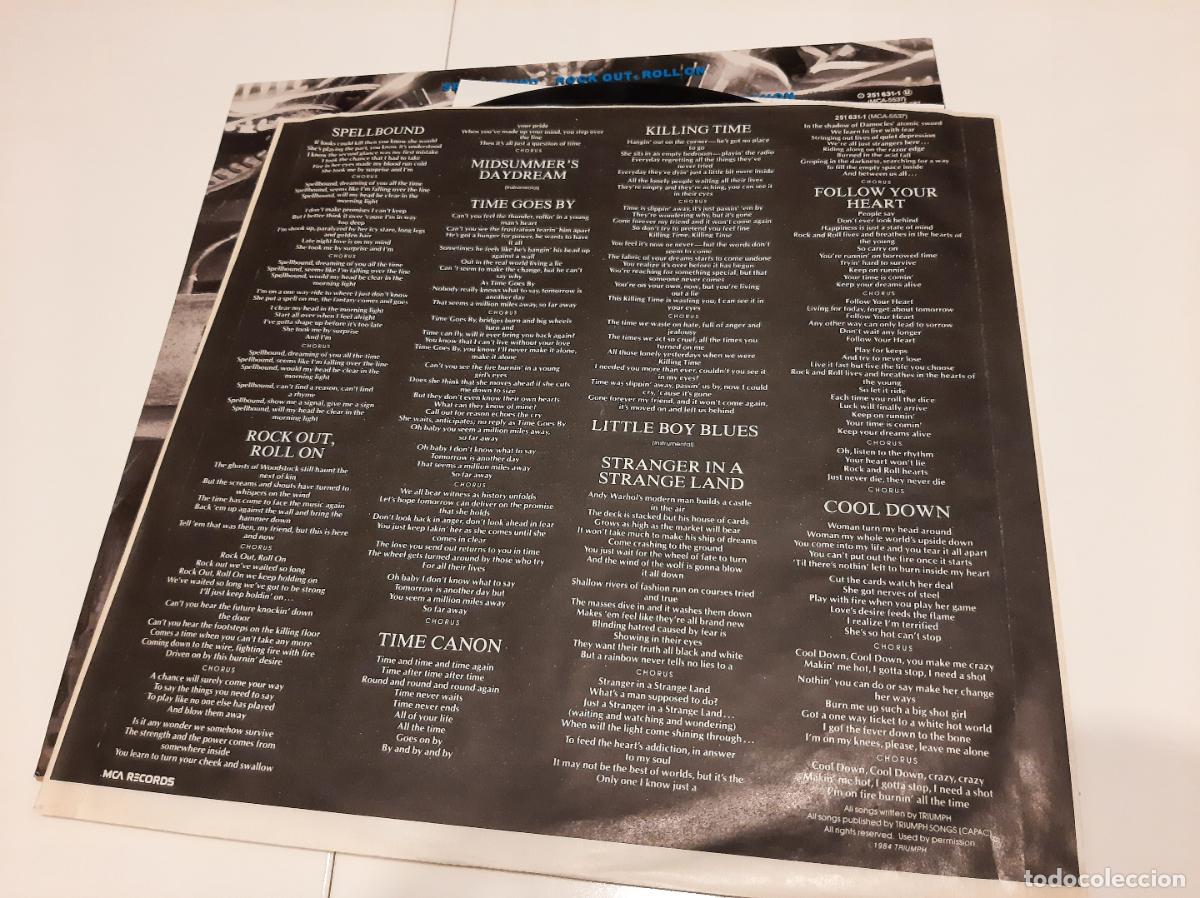 Discos de vinilo: TRIUMPH -THUNDER SEVEN- (1985) LP DISCO VINILO - Foto 6