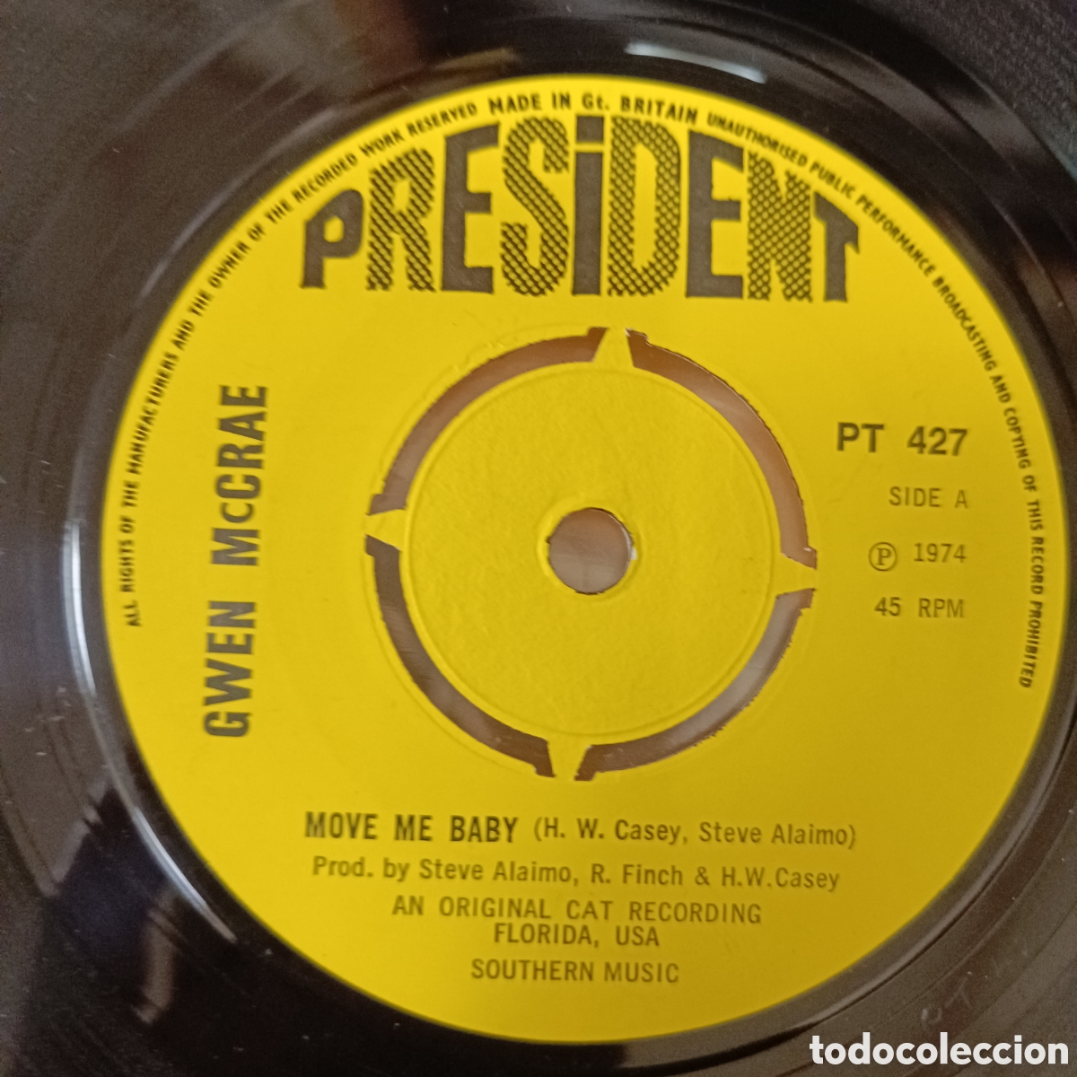 Discos de vinilo: Gwen McCrae &lrm;&ndash; Move Me Baby - Foto 1