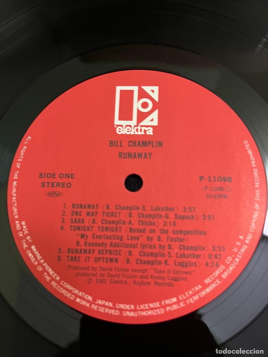 Discos de vinilo: Bill Champlin &lrm;&ndash; Runaway - Foto 4