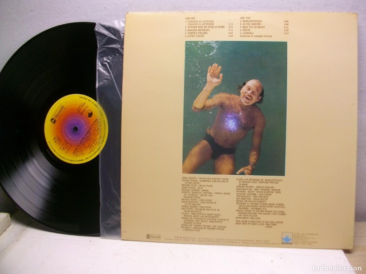 Discos de vinilo: Jimmy Buffett &ndash; Changes In Latitudes Changes In Attitudes LP - Foto 2