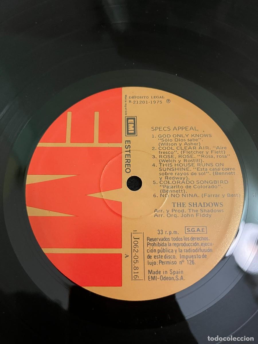 Discos de vinilo: The Shadows Specs Appeal - Foto 4