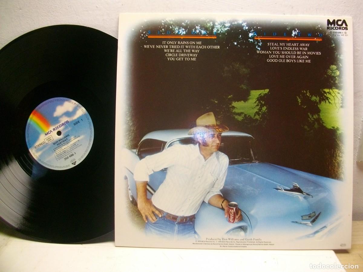 Discos de vinilo: Don Williams &ndash; Portrait LP - Foto 2