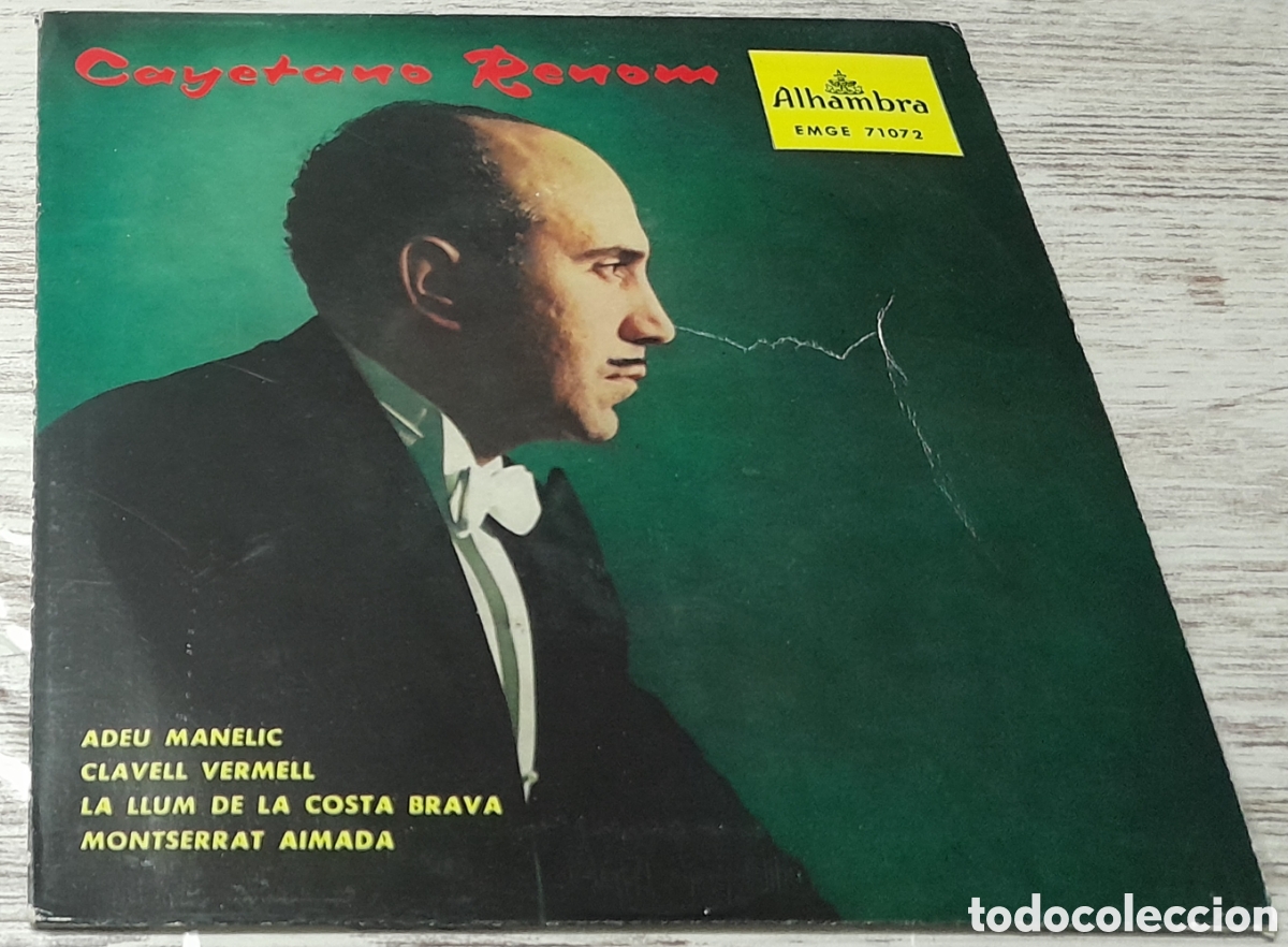 Discos de vinilo: CAYETANO RENOM - ADEU MANELIC + 3 - Foto 1