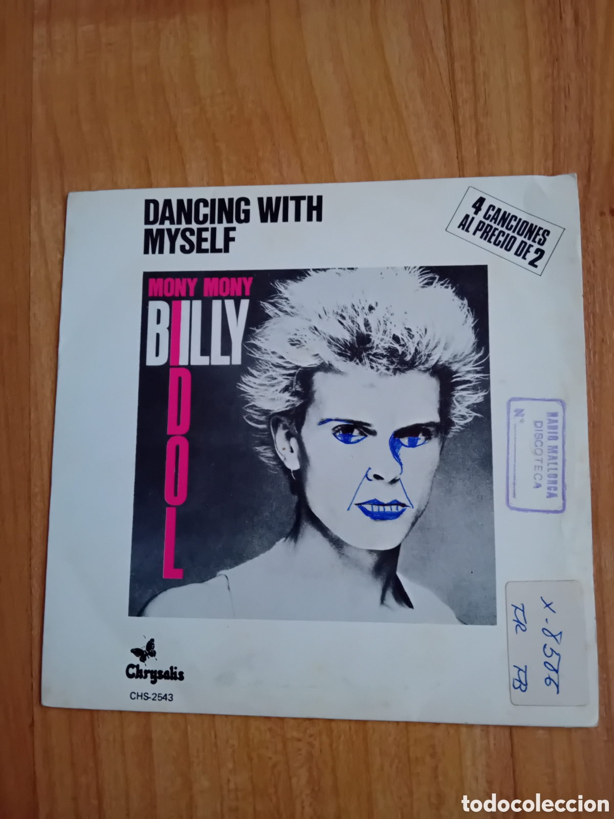 Discos de vinilo: BILLY IDOL. MONY MONY. DANCING WITH MY SELF - Foto 1