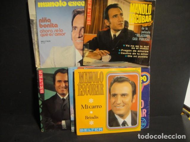 Discos de vinilo: manolo escobar - lote de 25 discos singles y ep , - Foto 1