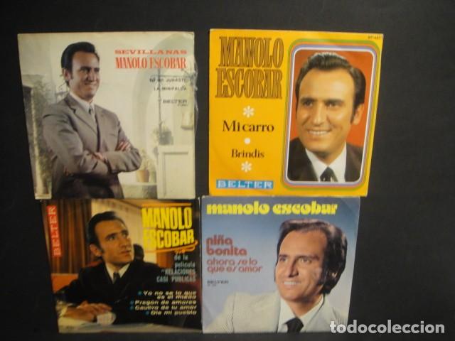 Discos de vinilo: manolo escobar - lote de 25 discos singles y ep , - Foto 2
