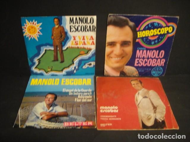 Discos de vinilo: manolo escobar - lote de 25 discos singles y ep , - Foto 3