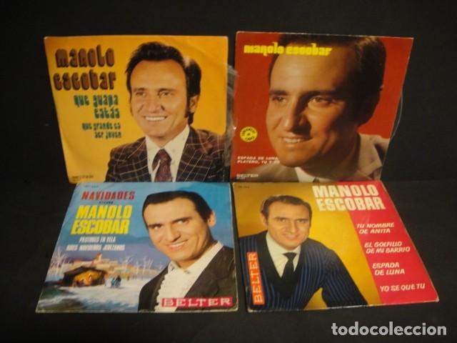 Discos de vinilo: manolo escobar - lote de 25 discos singles y ep , - Foto 4