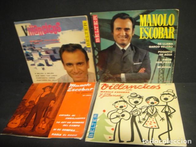 Discos de vinilo: manolo escobar - lote de 25 discos singles y ep , - Foto 5