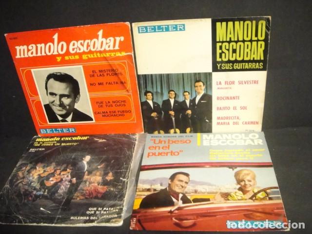 Discos de vinilo: manolo escobar - lote de 25 discos singles y ep , - Foto 6