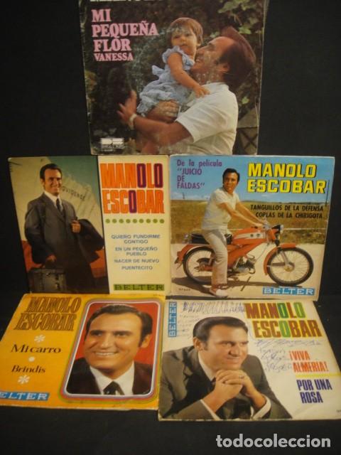 Discos de vinilo: manolo escobar - lote de 25 discos singles y ep , - Foto 7