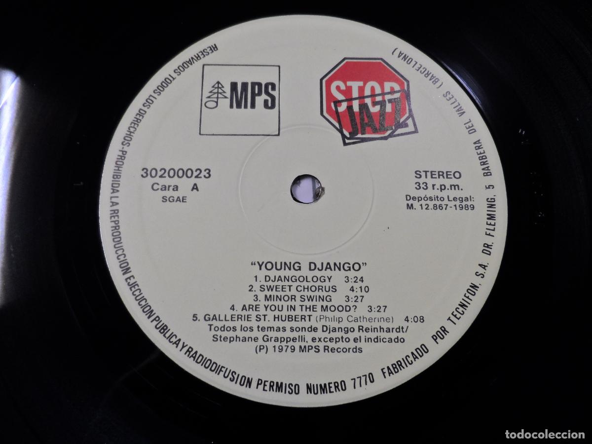 Discos de vinilo: Stephane Grappelli - Young Django (SPAIN 1989) - Foto 3