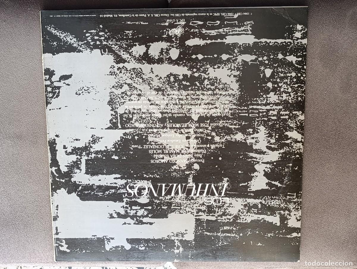 Discos de vinilo: MAXI LOS INHUMANOS ERES UNA FOCA +3 - Foto 2