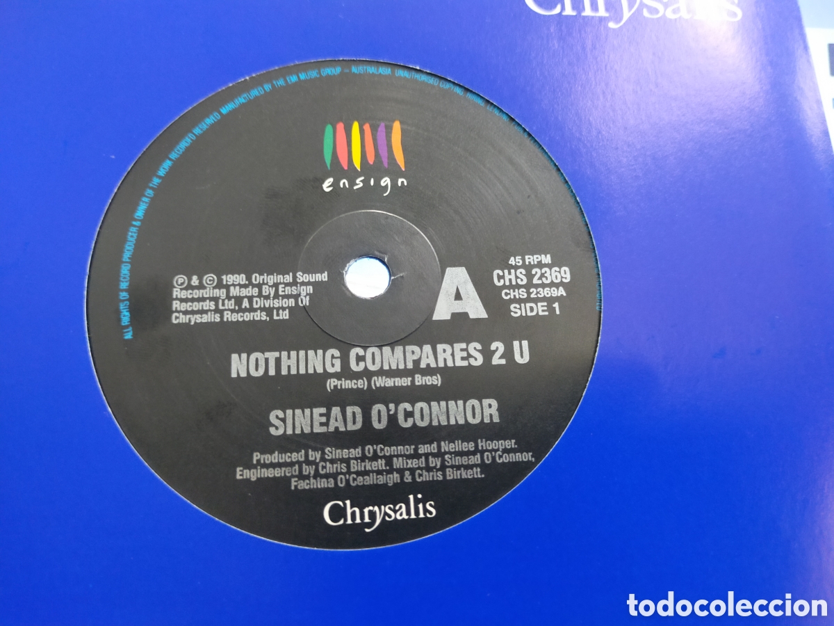 Discos de vinilo: Sinead oconnor single nothing compares 2 U Australia 1990 - Foto 1