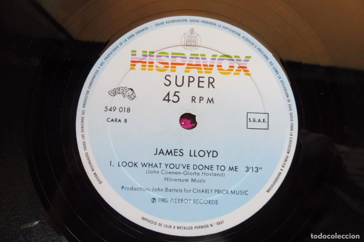 Discos de vinilo: SUPER SINGLE - James Lloyd &ndash; Keep On Smiling - Hispavox &ndash; 549 018 - 1983 - Foto 3