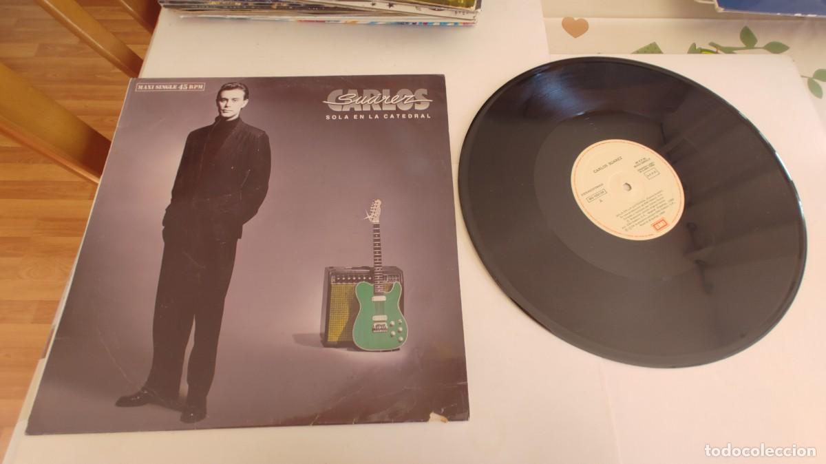Discos de vinilo: CARLOS SUAREZ-MAXI SOLA EN LA CATEDRAL - Foto 1