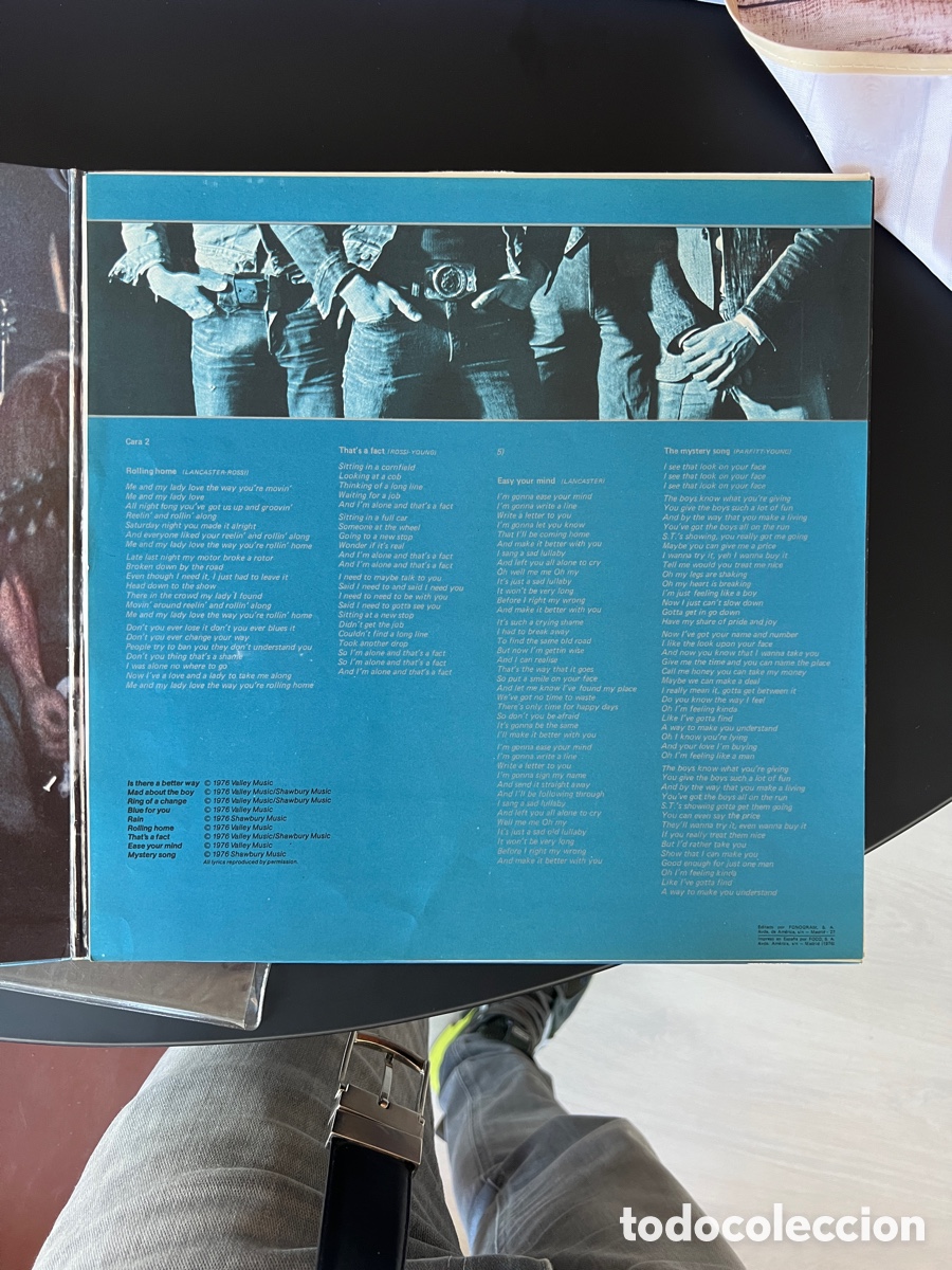 Discos de vinilo: status quo blue for you lp vinilo - Foto 4