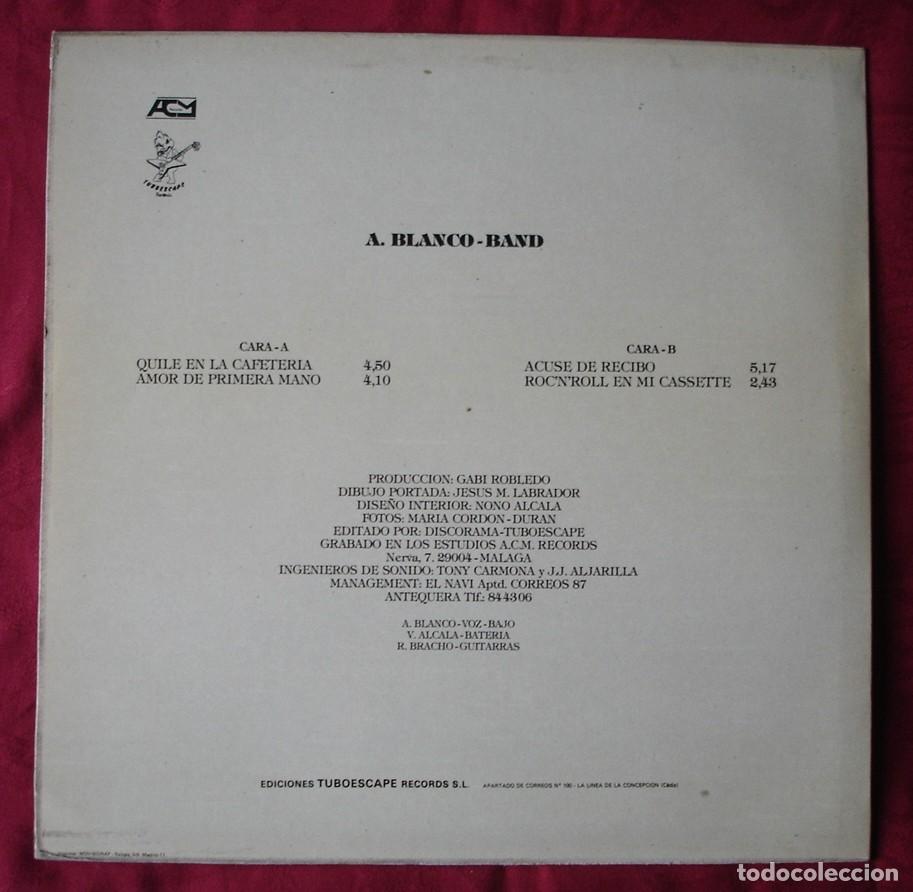Discos de vinilo: A. Blanco Band . Maxi EP Vinilo. Blues. - Foto 2