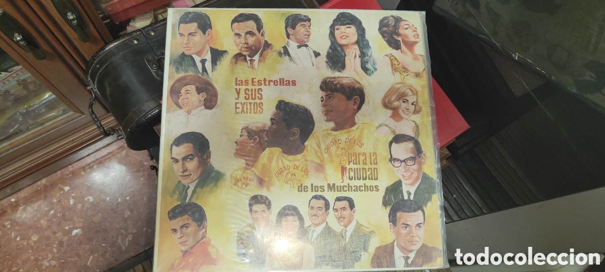 Discos de vinilo: LAS ESTRELLAS Y SUS EXITOS PARA LA CIUDAD DE LOS MUCHACHOS - Foto 1