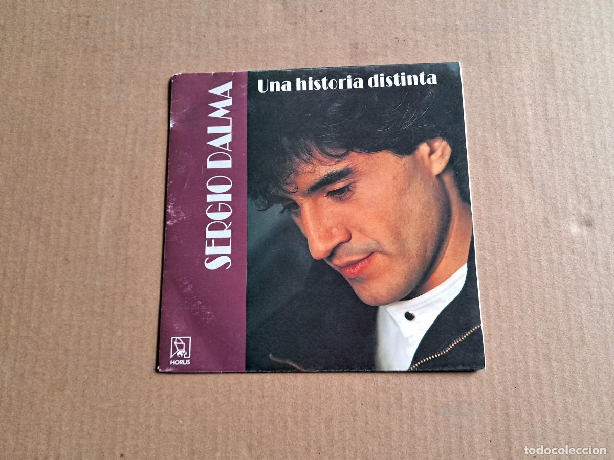 Discos de vinilo: SERGIO DALMA - UNA HISTORIA DISTINTA SINGLE 1992 - Foto 1