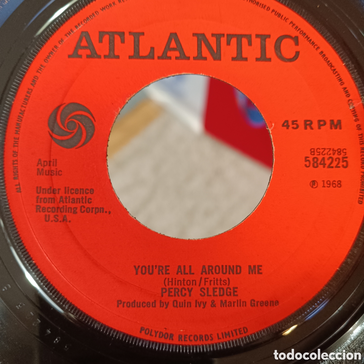 Discos de vinilo: Percy Sledge &lrm;&ndash; Come Softly To Me - Foto 1