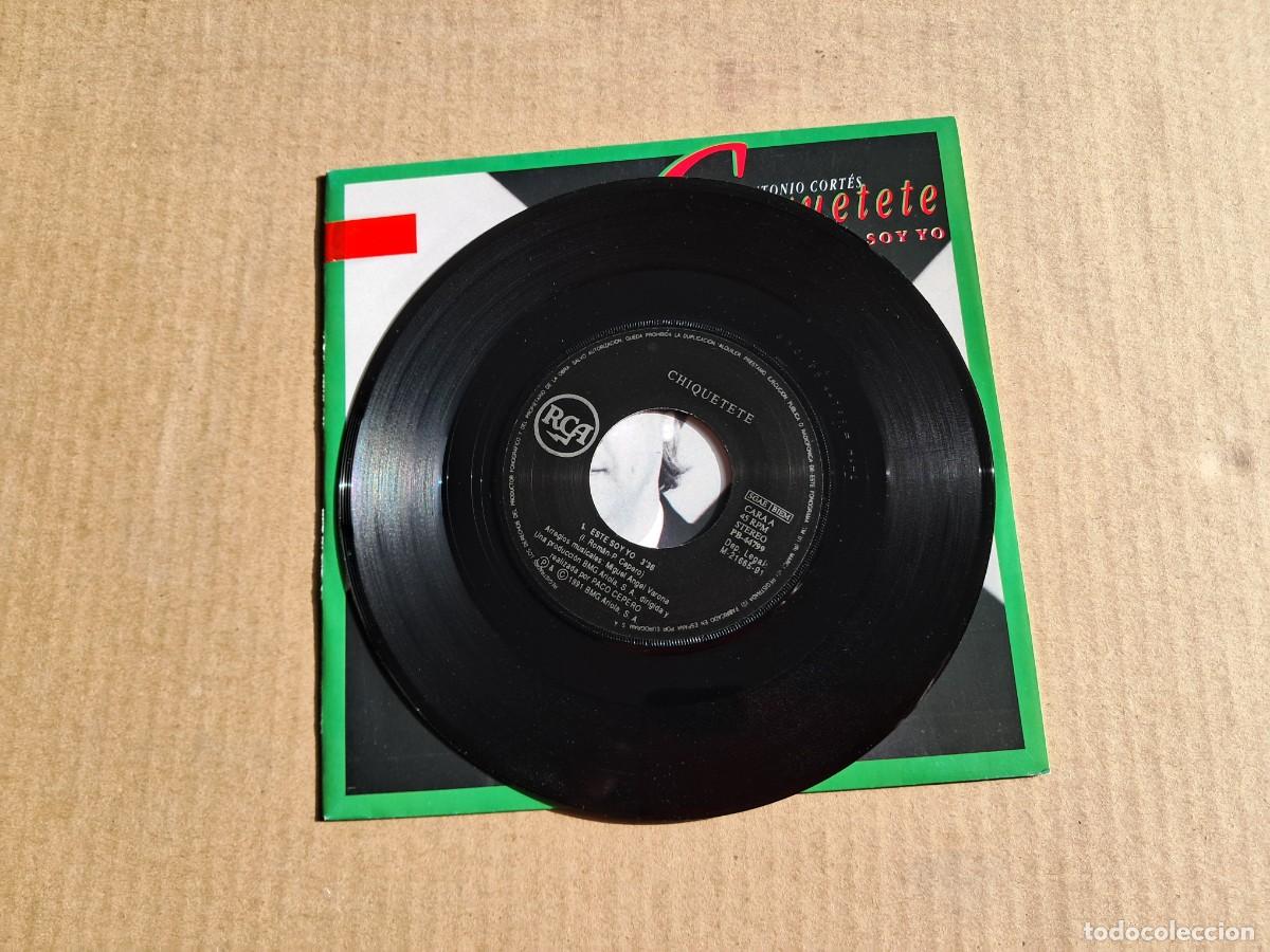 Discos de vinilo: CHIQUETETE - ESTE SOY YO SINGLE 1991 - Foto 2