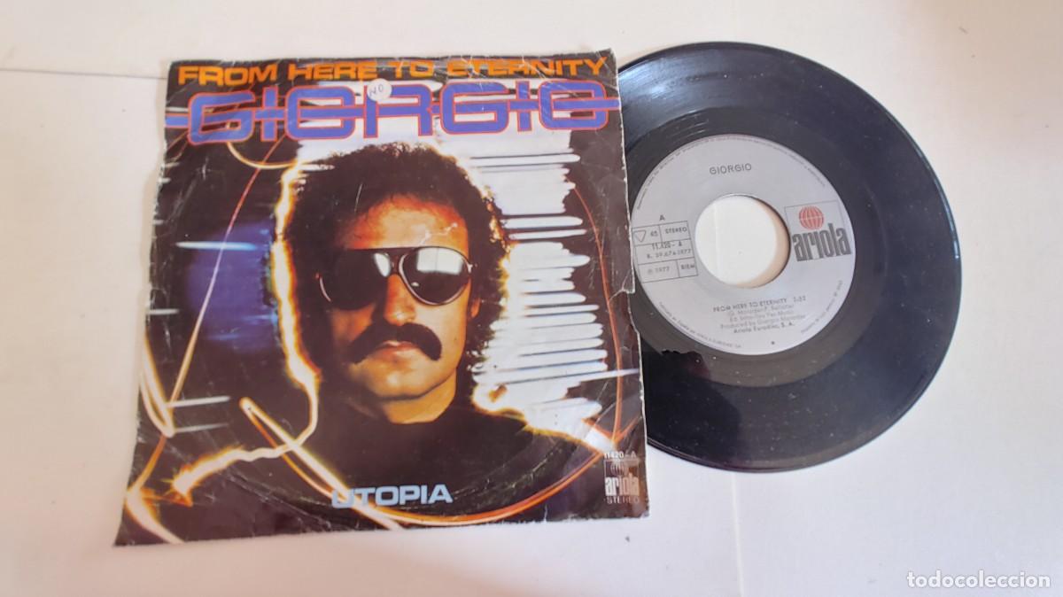Discos de vinilo: GIORGIO-SINGLE FROM HERE TO ETERNITY - Foto 1