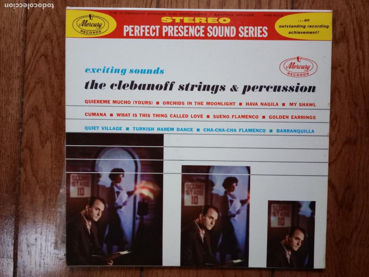Discos de vinilo: The Clebanoff strings & percussion - exciting sounds - Foto 4