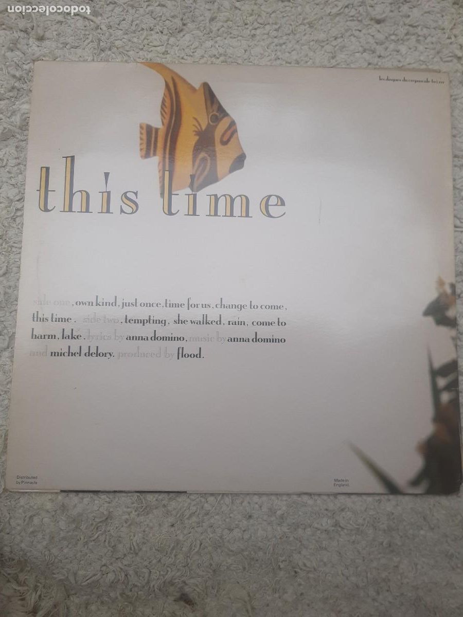 Discos de vinilo: Anna Domino &ndash; This Time LP(1987) - Foto 2