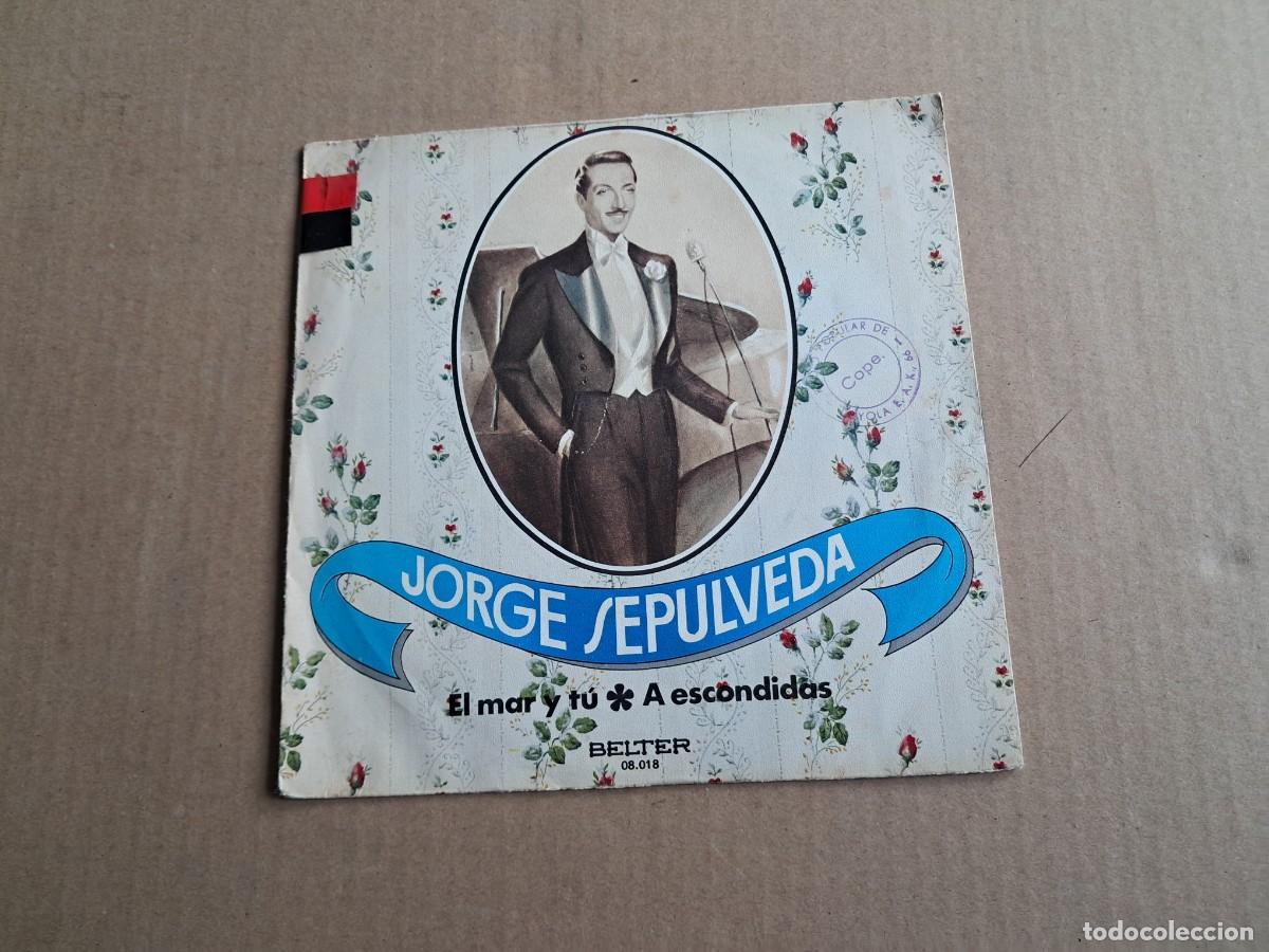 Discos de vinilo: JORGE SEPULVEDA - EL MAR Y TU SINGLE 1971 - Foto 1