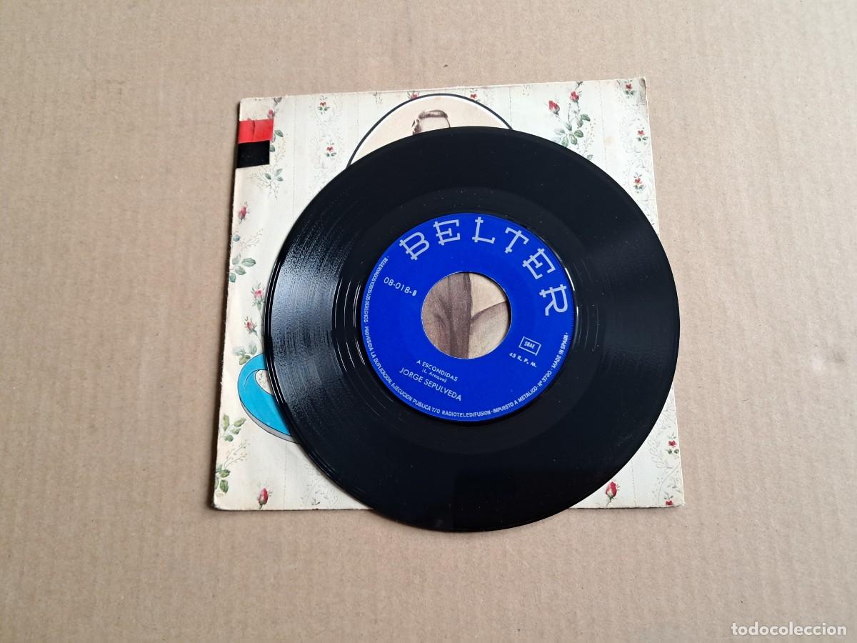 Discos de vinilo: JORGE SEPULVEDA - EL MAR Y TU SINGLE 1971 - Foto 2