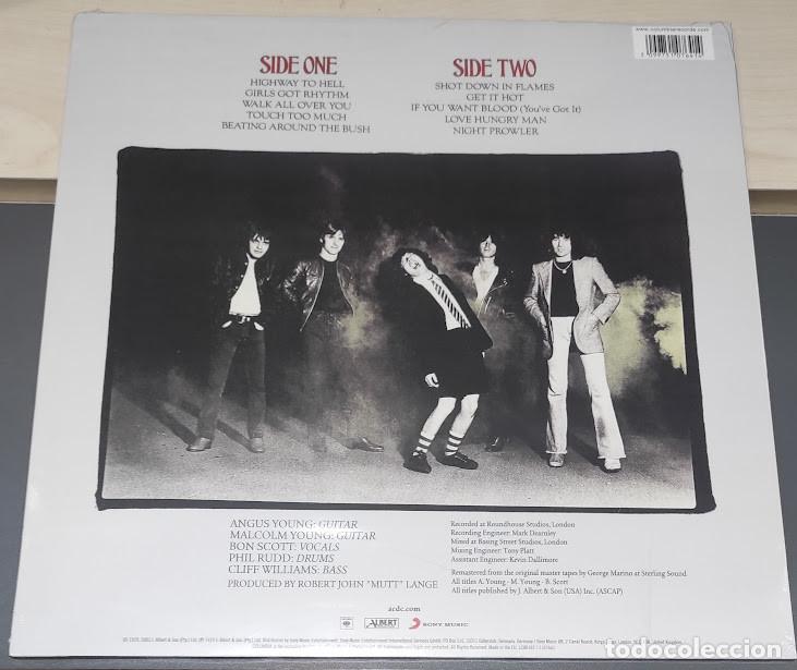Discos de vinilo: AC/DC - Highway to Hell - LP Sony 2003. Nuevo, precintado. - Foto 2