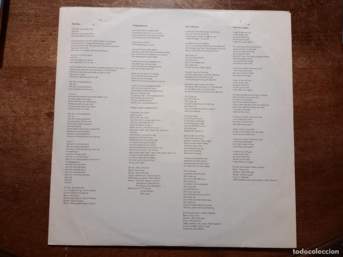 Discos de vinilo: Peter Gabriel - So - - Foto 3