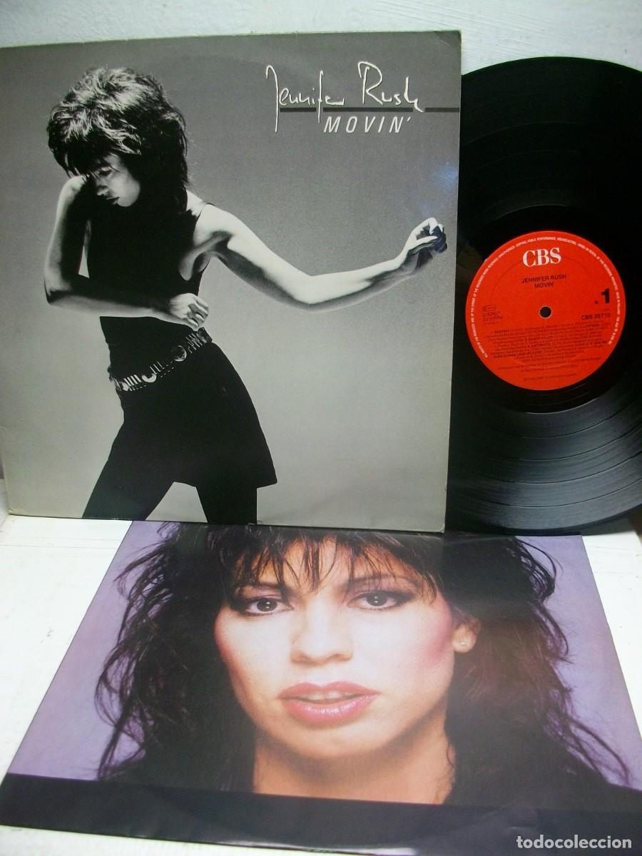 Discos de vinilo: Jennifer Rush &ndash; Movin LP 1980 - Foto 1