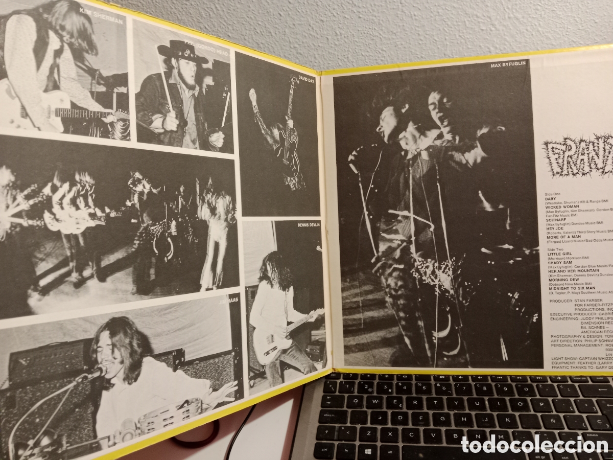 Discos de vinilo: Frantic - Frantic LP (EEUU 1970) - Foto 2