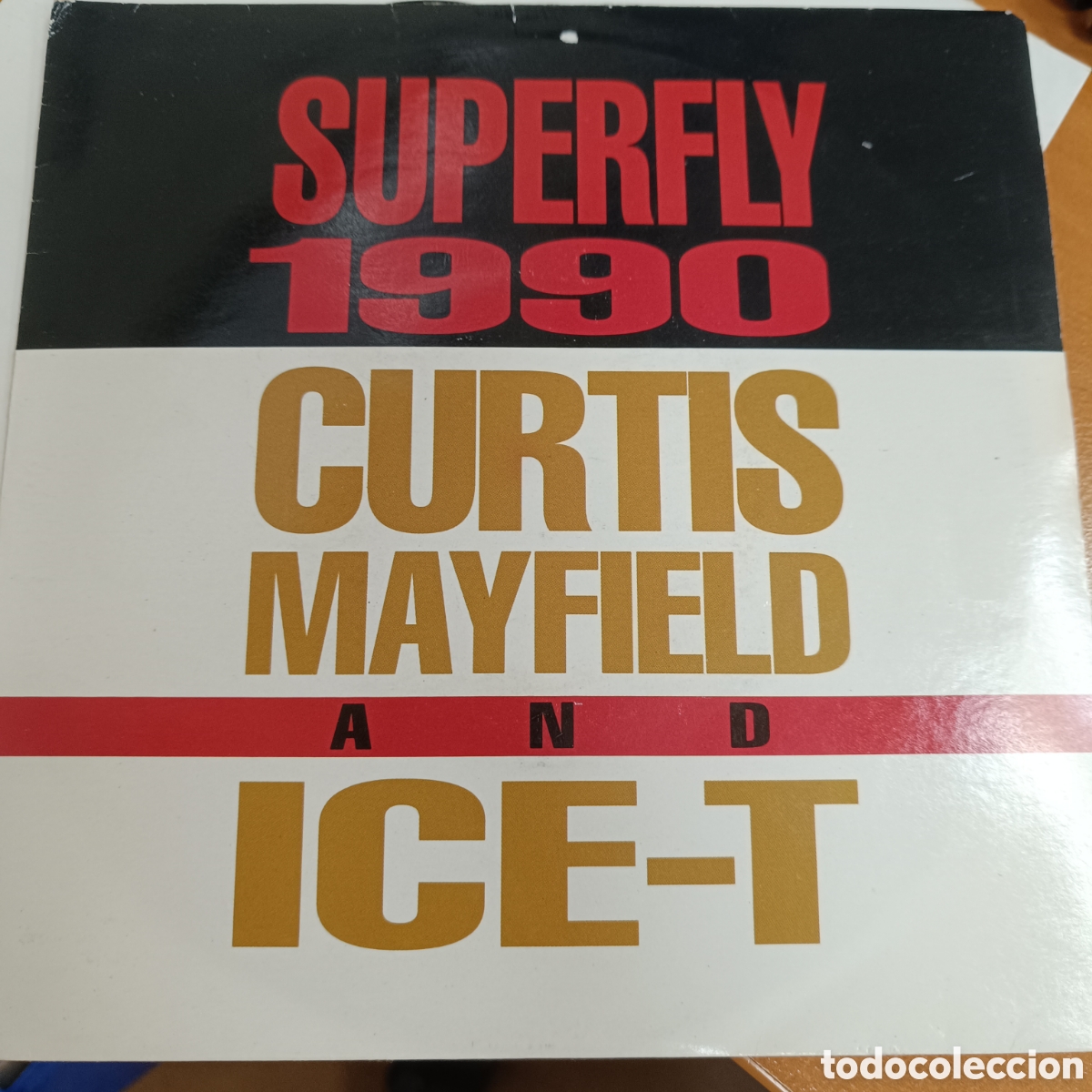 Discos de vinilo: Curtis Mayfield And Ice-T &lrm;&ndash; Superfly 1990 - Foto 1