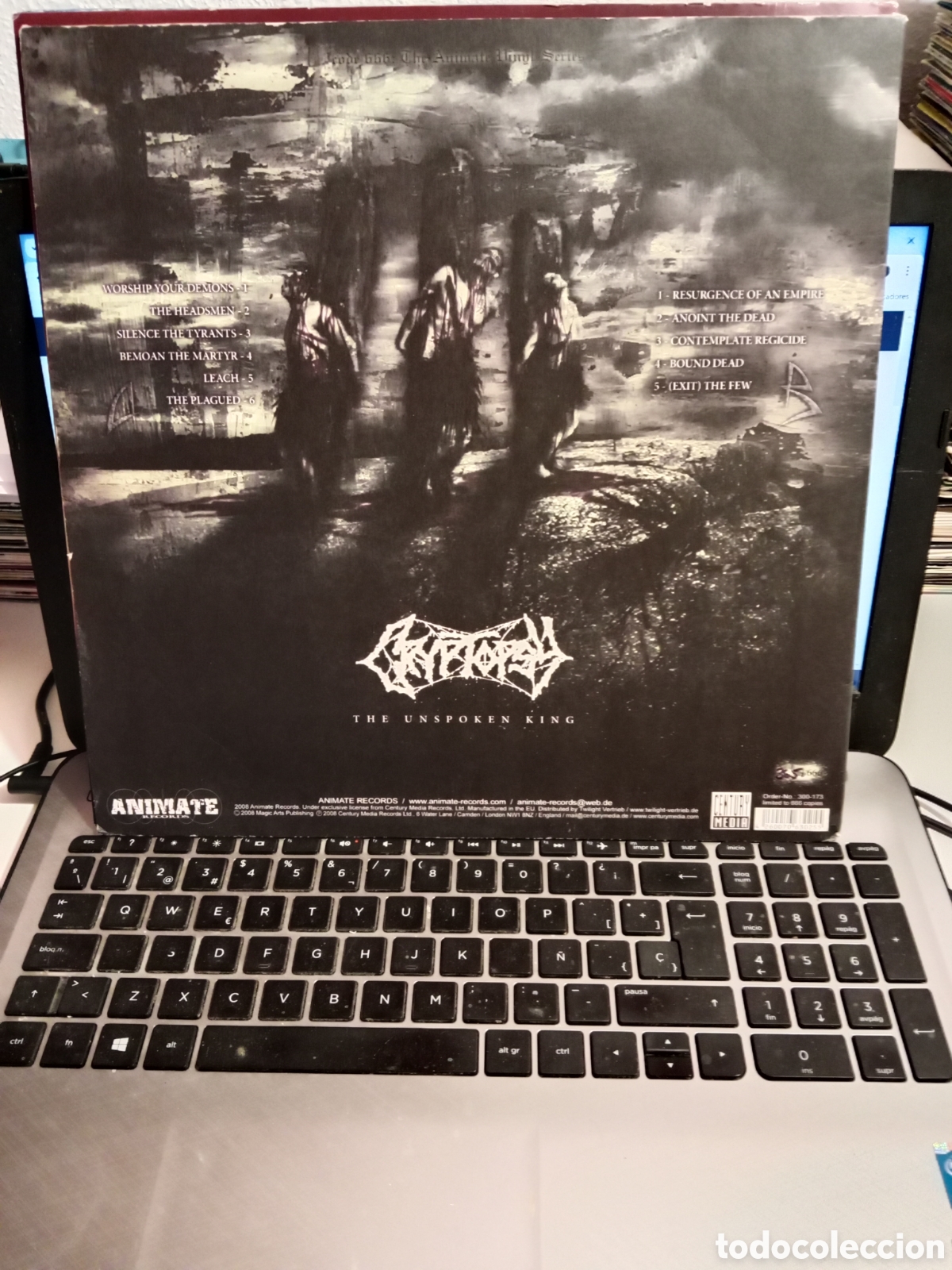Discos de vinilo: Cryptopsy - The unspoken King LP (2008) - Foto 2