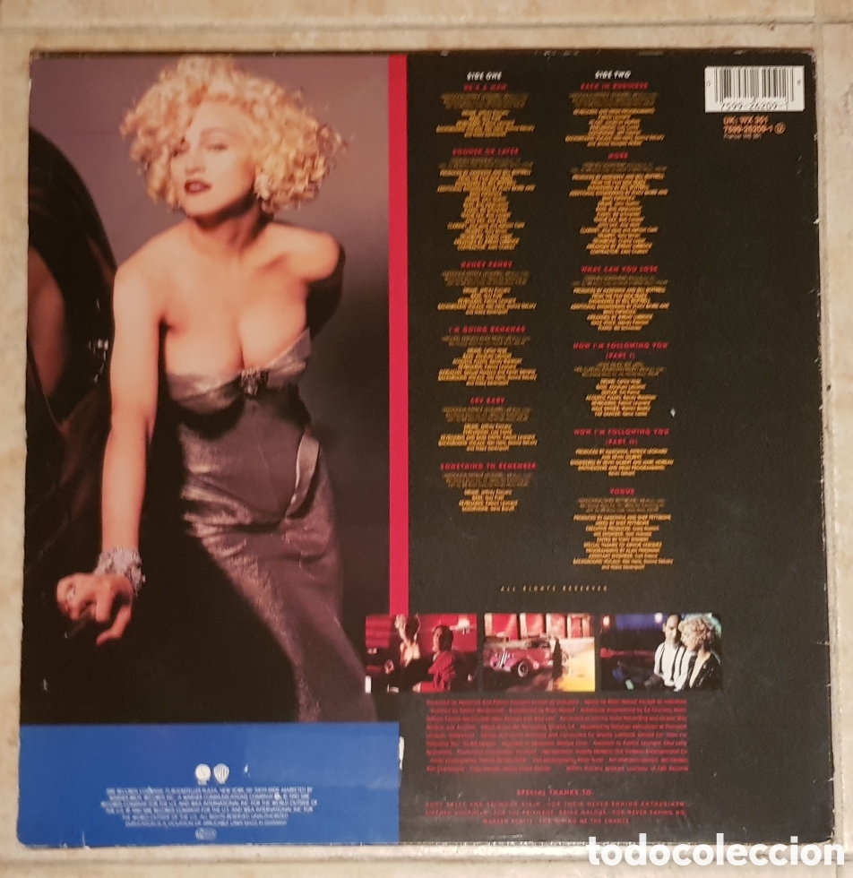 Discos de vinilo: Madonna Im breathless lp. - Foto 2