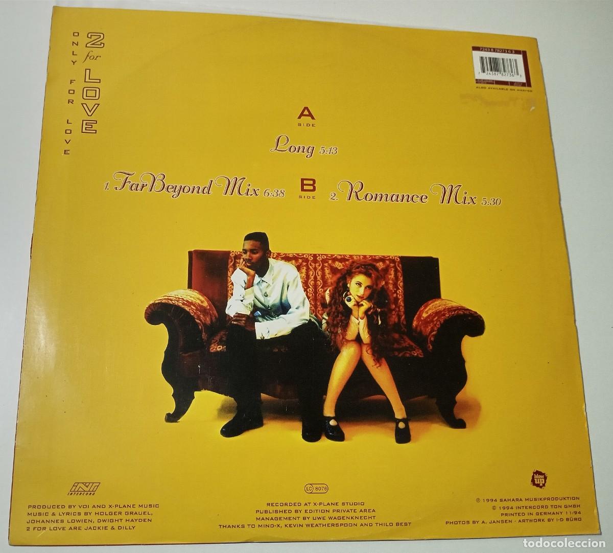 Discos de vinilo: 2 for love - Only for love - Foto 2