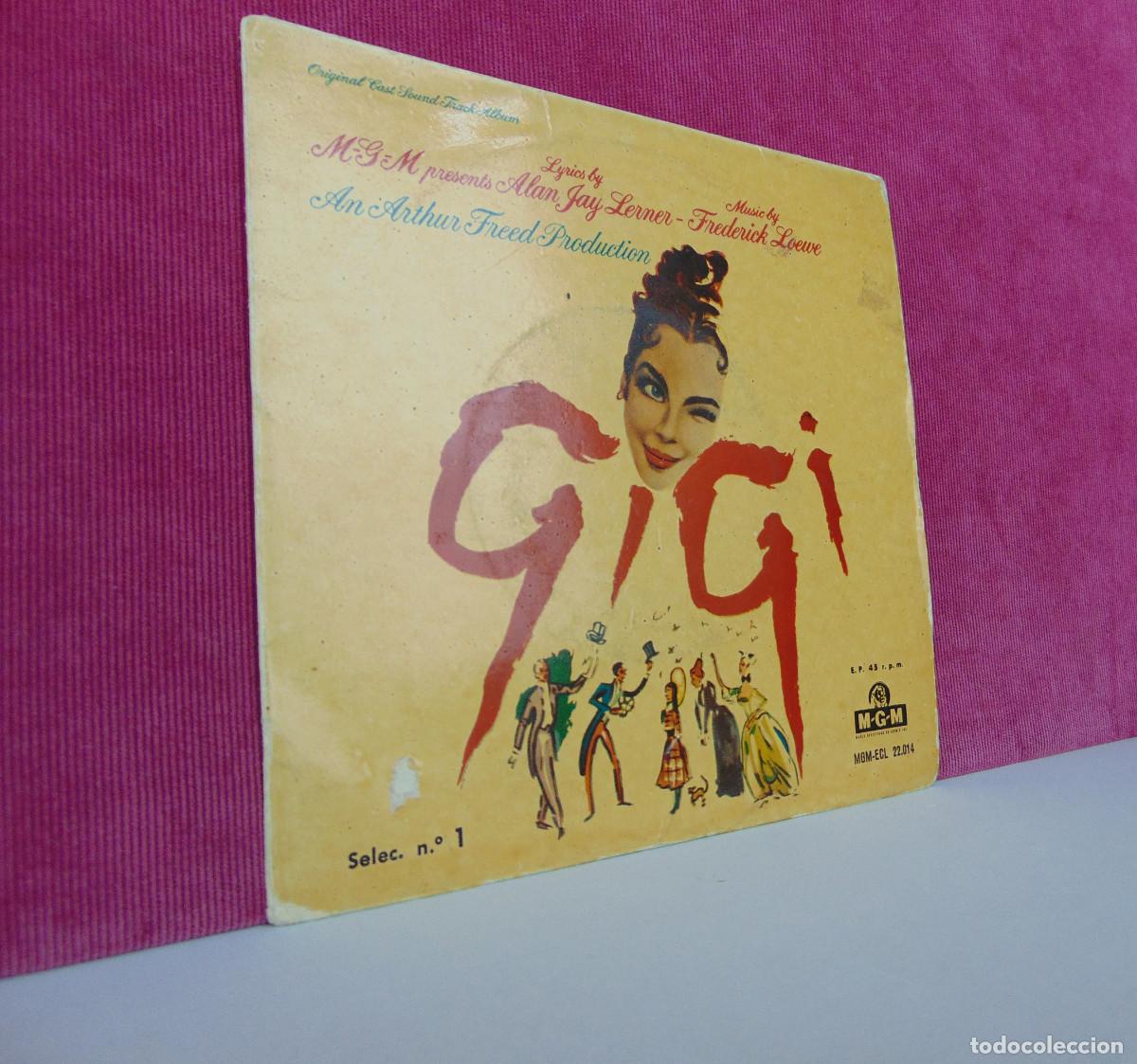 Discos de vinilo: GIGI - OVERTURE + 3 - EP 1959 - Foto 3