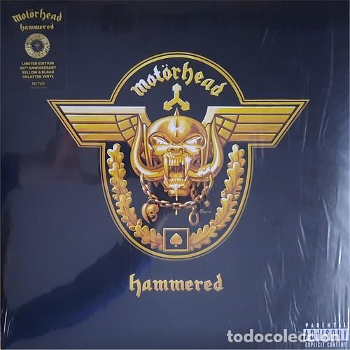 Discos de vinilo: Mot&ouml;rhead &ndash; Hammered - Yellow & Black Splatter - PRECINTADO - Foto 1