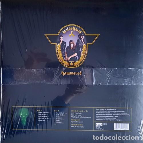 Discos de vinilo: Mot&ouml;rhead &ndash; Hammered - Yellow & Black Splatter - PRECINTADO - Foto 3