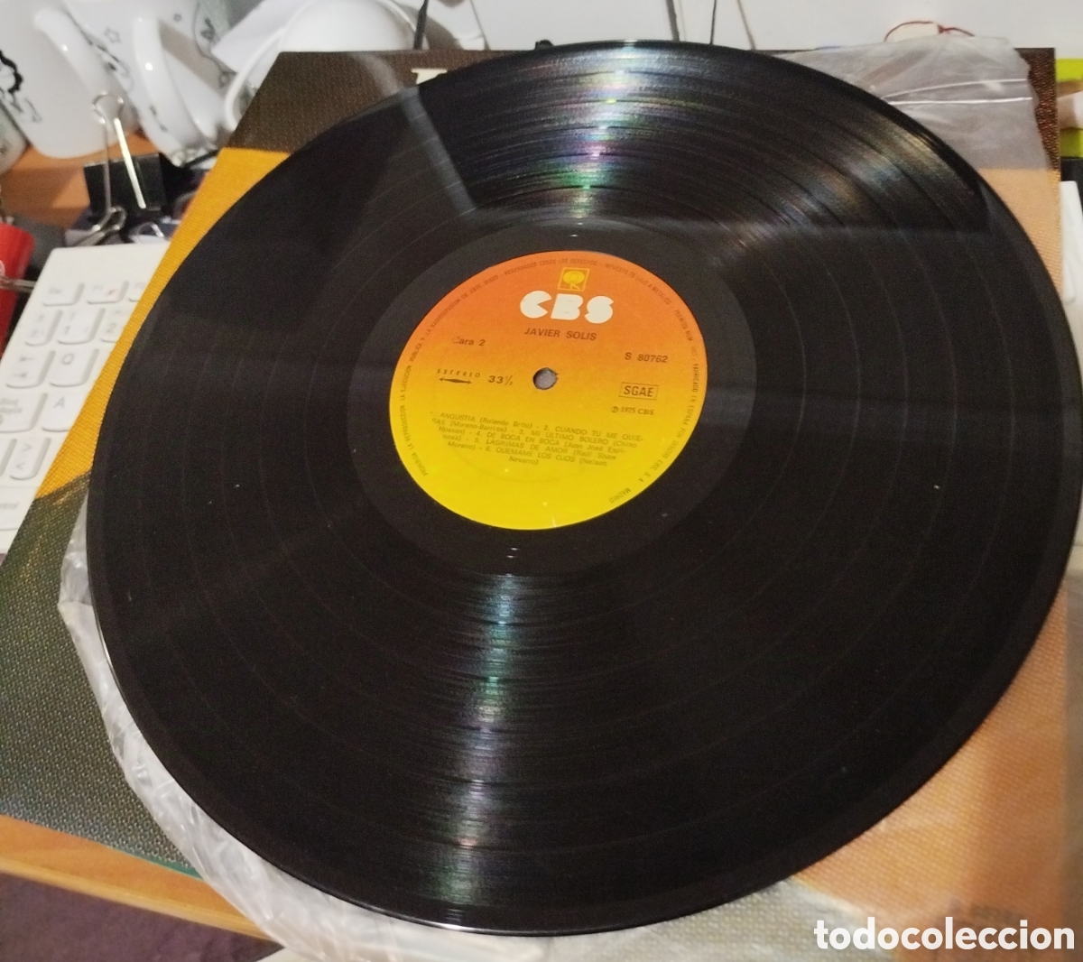 Discos de vinilo: Javier Sol&iacute;s&nbsp;&ndash;&nbsp;Con El Mariachi Perla De Occidente - Foto 2