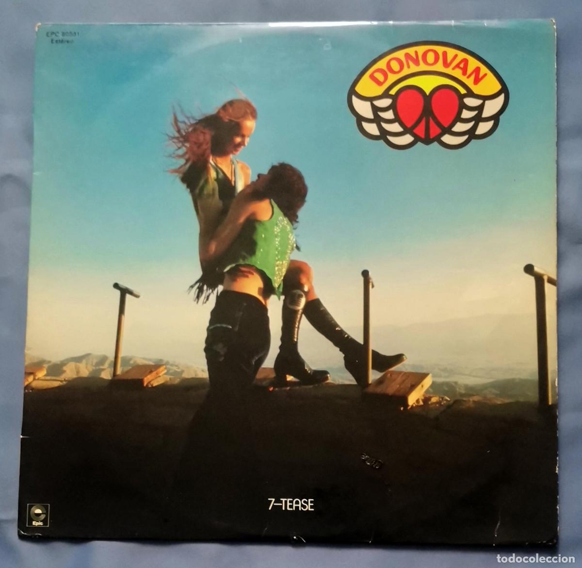 Discos de vinilo: Donovan &lrm;&ndash; 7-Tease LP, Spain 1974 - Foto 1