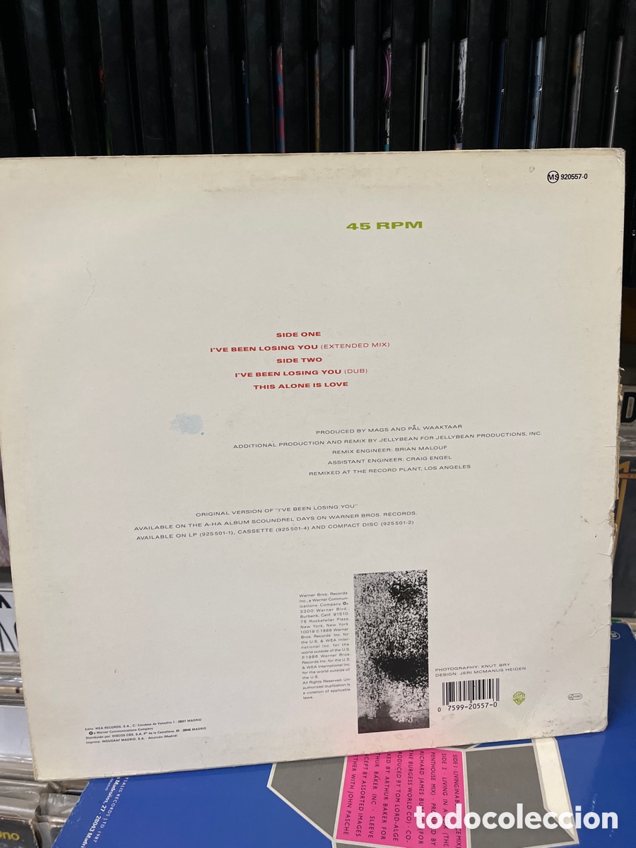 Discos de vinilo: A ha i ve been losing you - Foto 2