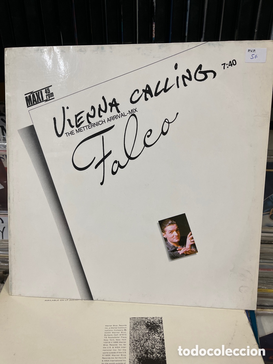 Discos de vinilo: Vienna callings falco - Foto 1